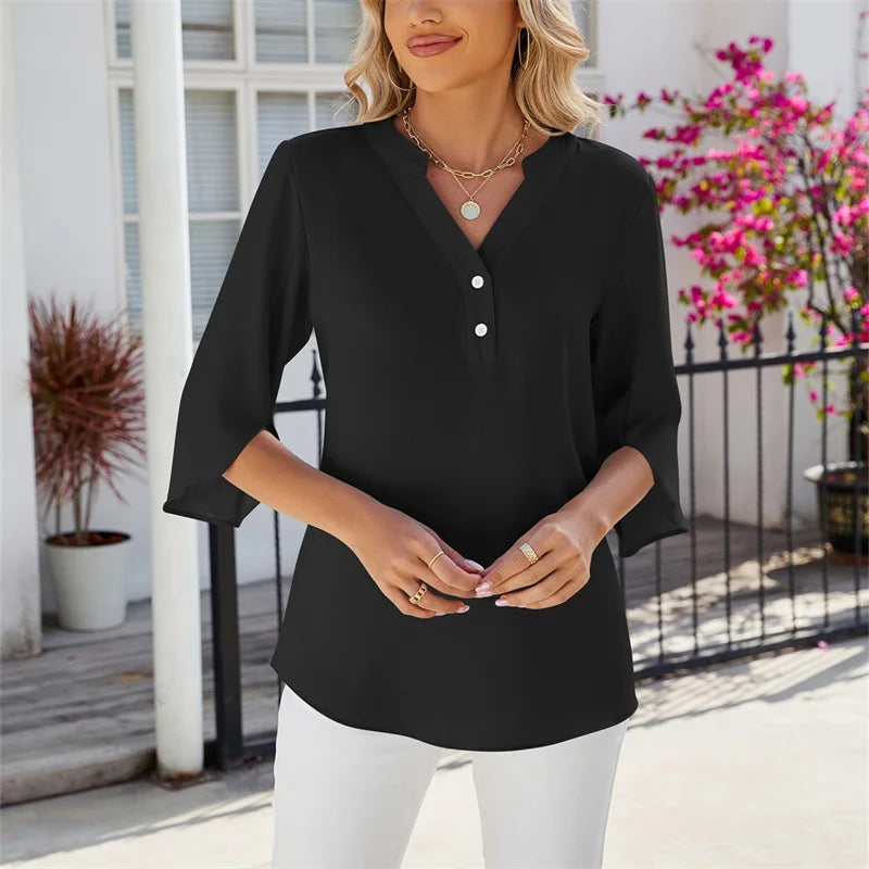 Camisa Casual Feminina Mattebenni